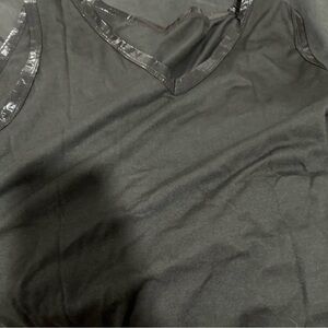 NWOT. Women's Black V-Neck Shirt